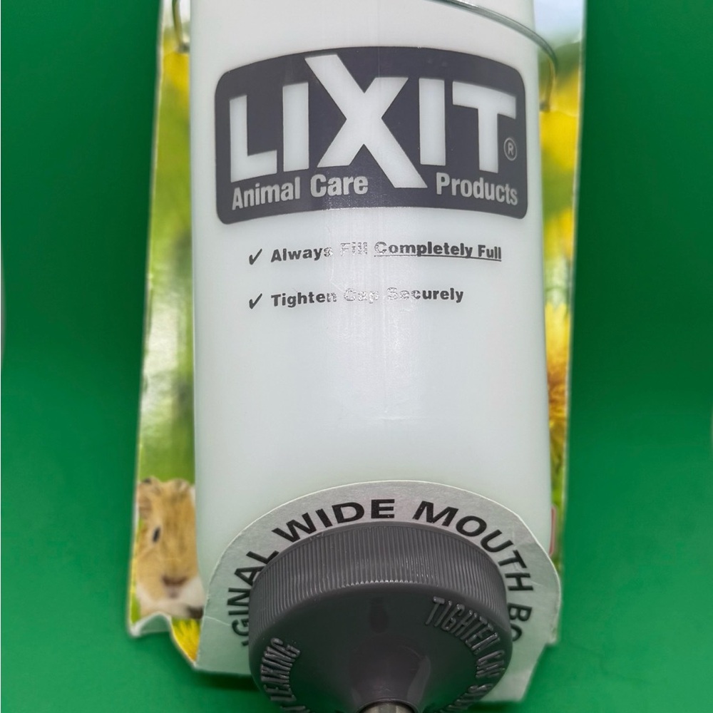 Lixit Plastic Wide Mouth Bottle 16 ounce New